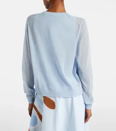 Dorothee Schumacher Summer semi-sheer cotton-blend cardigan | Thumbnail 3 Dorothee Schumacher Summer semi-sheer cotton-blend cardigan | Thumbnail 3