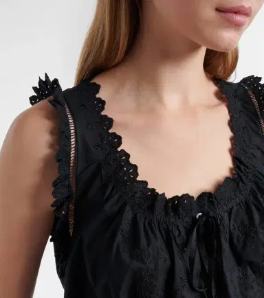 DÔEN Dôen Traveler embroidered cotton top | Thumbnail 3 DÔEN Dôen Traveler embroidered cotton top | Thumbnail 3