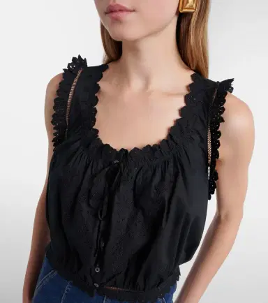 DÔEN Dôen Traveler embroidered cotton top | Thumbnail 5 DÔEN Dôen Traveler embroidered cotton top | Thumbnail 5