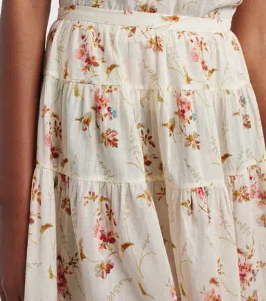 DÔEN Dôen Marie floral cotton midi skirt | Thumbnail 3 DÔEN Dôen Marie floral cotton midi skirt | Thumbnail 3