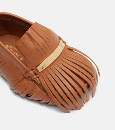 Tod's Gommino fringed leather bag charm | Thumbnail 2 Tod's Gommino fringed leather bag charm | Thumbnail 2
