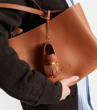 Tod's Gommino fringed leather bag charm | Thumbnail 4 Tod's Gommino fringed leather bag charm | Thumbnail 4