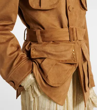 Xu Zhi Studded belted field jacket | Thumbnail 3 Xu Zhi Studded belted field jacket | Thumbnail 3
