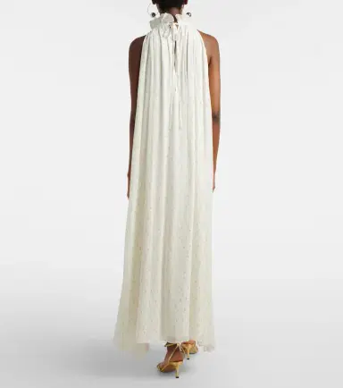 Xu Zhi Polka-dot silk-blend maxi dress | Thumbnail 4 Xu Zhi Polka-dot silk-blend maxi dress | Thumbnail 4