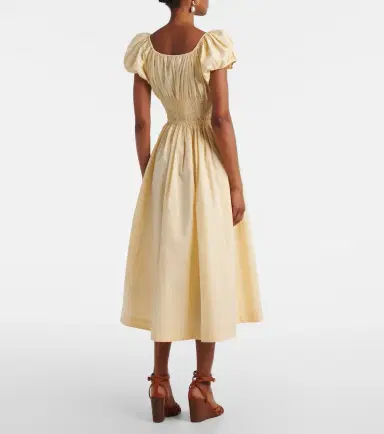 DÔEN Dôen Quinn cotton poplin midi dress | Thumbnail 2 DÔEN Dôen Quinn cotton poplin midi dress | Thumbnail 2
