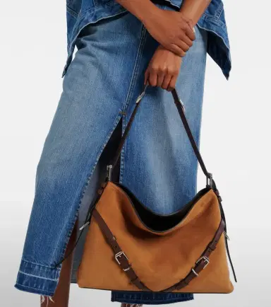 Givenchy Voyou Medium suede shoulder bag | Thumbnail 5 Givenchy Voyou Medium suede shoulder bag | Thumbnail 5