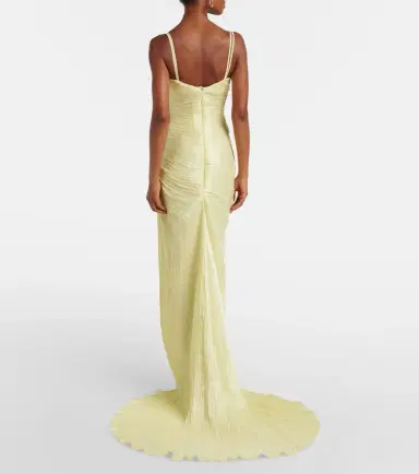 Marmar Halim Pleated gown | Thumbnail 3 Marmar Halim Pleated gown | Thumbnail 3