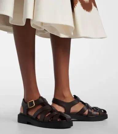 Prada Leather fisherman sandals | Thumbnail 5 Prada Leather fisherman sandals | Thumbnail 5