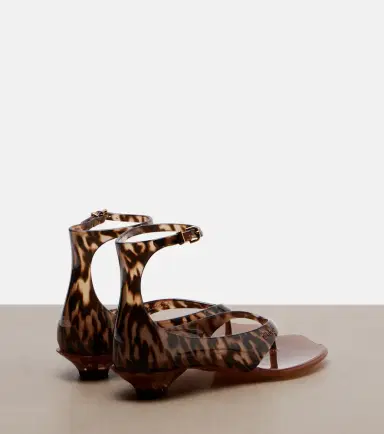 Chloé Chloé Chloé Jelly animal-print thong sandals | Thumbnail 3 Chloé Chloé Chloé Jelly animal-print thong sandals | Thumbnail 3
