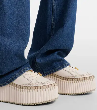 Chloé Chloé Nama leather platform sneakers | Thumbnail 6 Chloé Chloé Nama leather platform sneakers | Thumbnail 6