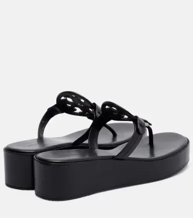 Tory Burch Miller leather platform thong sandals | Thumbnail 3 Tory Burch Miller leather platform thong sandals | Thumbnail 3