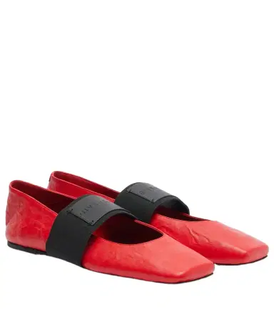 Givenchy Sliced Square leather ballet flats | Thumbnail 1 Givenchy Sliced Square leather ballet flats | Thumbnail 1