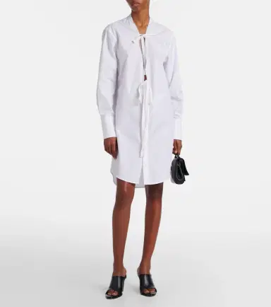 Maison Margiela Cotton poplin shirt dress | Thumbnail 4 Maison Margiela Cotton poplin shirt dress | Thumbnail 4