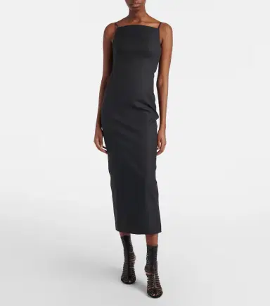 Givenchy Wool midi dress | Thumbnail 4 Givenchy Wool midi dress | Thumbnail 4