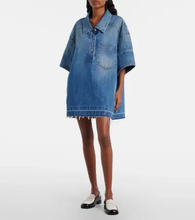 Givenchy Oversized polo denim minidress | Thumbnail 6 Givenchy Oversized polo denim minidress | Thumbnail 6