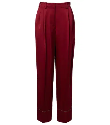 Givenchy Silk satin wide-leg pants | Thumbnail 1 Givenchy Silk satin wide-leg pants | Thumbnail 1