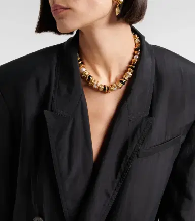 Saint Laurent Double-breasted silk blazer | Thumbnail 2 Saint Laurent Double-breasted silk blazer | Thumbnail 2