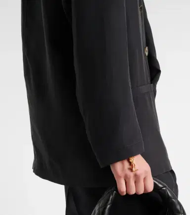 Saint Laurent Double-breasted silk blazer | Thumbnail 5 Saint Laurent Double-breasted silk blazer | Thumbnail 5