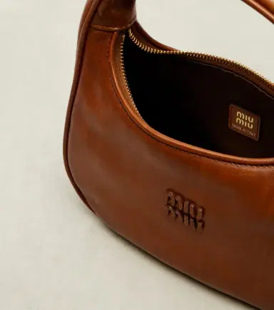 Miu Miu Wander leather shoulder bag | Thumbnail 4 Miu Miu Wander leather shoulder bag | Thumbnail 4