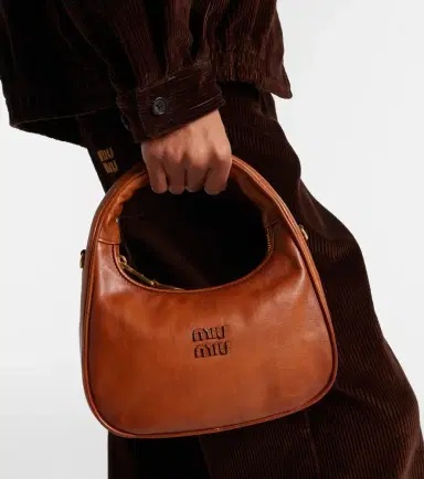 Miu Miu Wander leather shoulder bag | Thumbnail 6 Miu Miu Wander leather shoulder bag | Thumbnail 6