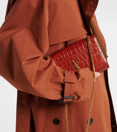 Saint Laurent Kate Small croc-effect leather shoulder bag | Thumbnail 7 Saint Laurent Kate Small croc-effect leather shoulder bag | Thumbnail 7