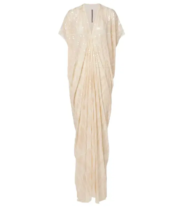 Lilies gathered sequined tulle gown Lilies gathered sequined tulle gown
