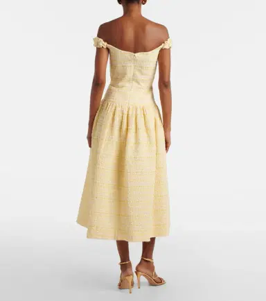 Markarian Georgie cotton-blend organza midi dress | Thumbnail 5 Markarian Georgie cotton-blend organza midi dress | Thumbnail 5