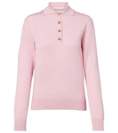 Blaze Milano Blazé Milano Alegria silk and cotton polo sweater | Thumbnail 1 Blaze Milano Blazé Milano Alegria silk and cotton polo sweater | Thumbnail 1