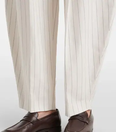 Ralph Lauren Collection Harlo striped cotton, linen and wool pants | Thumbnail 2 Ralph Lauren Collection Harlo striped cotton, linen and wool pants | Thumbnail 2