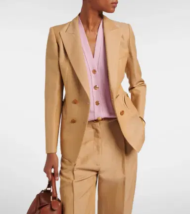 Blazé Milano Blazé Milano Renegade Charmer linen-blend blazer | Thumbnail 3 Blazé Milano Blazé Milano Renegade Charmer linen-blend blazer | Thumbnail 3