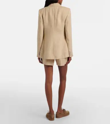 Ralph Lauren Collection Belted linen shorts | Thumbnail 3 Ralph Lauren Collection Belted linen shorts | Thumbnail 3