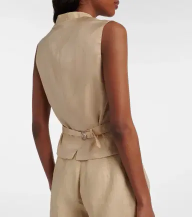 Ralph Lauren Collection Jaiden linen vest | Thumbnail 3 Ralph Lauren Collection Jaiden linen vest | Thumbnail 3