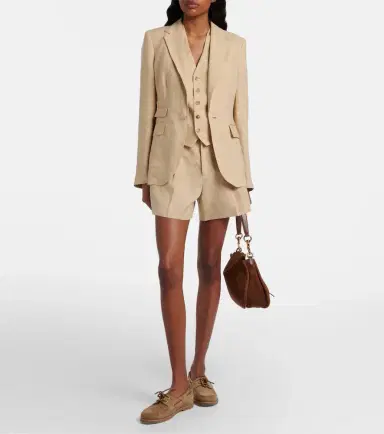 Ralph Lauren Collection Jaiden linen vest | Thumbnail 5 Ralph Lauren Collection Jaiden linen vest | Thumbnail 5