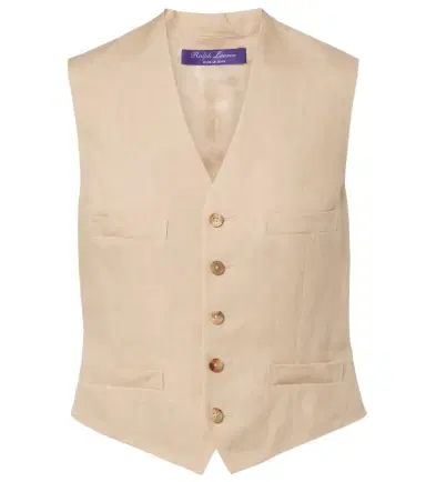 Ralph Lauren Collection Jaiden linen vest | Thumbnail 1 Ralph Lauren Collection Jaiden linen vest | Thumbnail 1