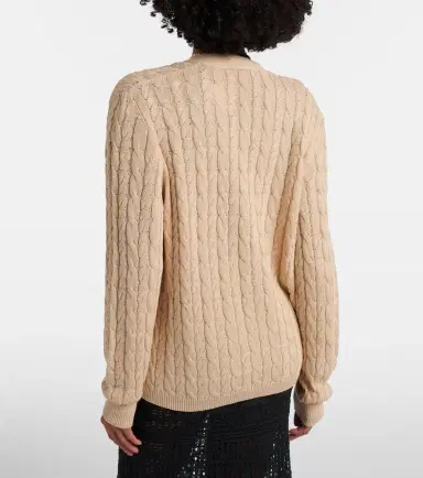 Blazé Milano Blazé Milano Ket cable-knit cotton cardigan | Thumbnail 2 Blazé Milano Blazé Milano Ket cable-knit cotton cardigan | Thumbnail 2