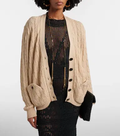 Blazé Milano Blazé Milano Ket cable-knit cotton cardigan | Thumbnail 6 Blazé Milano Blazé Milano Ket cable-knit cotton cardigan | Thumbnail 6
