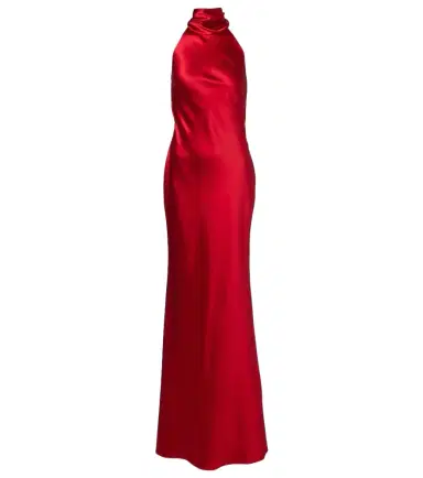 Ralph Lauren Collection Halterneck satin gown | Thumbnail 1 Ralph Lauren Collection Halterneck satin gown | Thumbnail 1