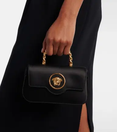 Versace La Medusa Mini satin top-handle bag | Thumbnail 2 Versace La Medusa Mini satin top-handle bag | Thumbnail 2