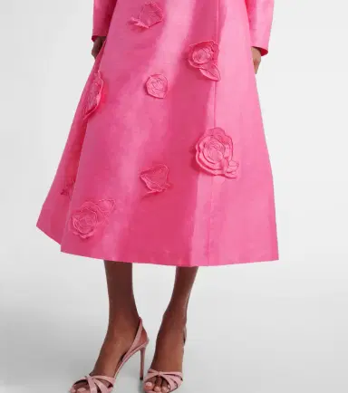 Leo Lin Amira floral-appliqué cocktail dress | Thumbnail 3 Leo Lin Amira floral-appliqué cocktail dress | Thumbnail 3