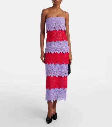 Carolina Herrera Lace cocktail dress | Thumbnail 4 Carolina Herrera Lace cocktail dress | Thumbnail 4