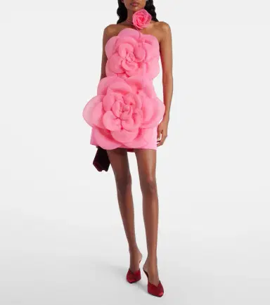 Leo Lin Floret floral-appliqué bustier dress | Thumbnail 2 Leo Lin Floret floral-appliqué bustier dress | Thumbnail 2