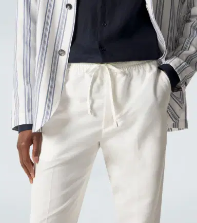 Brioni Linen and cotton straight pants | Thumbnail 2 Brioni Linen and cotton straight pants | Thumbnail 2