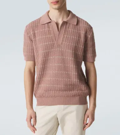 Brioni Embroidered cotton and linen polo shirt | Thumbnail 5 Brioni Embroidered cotton and linen polo shirt | Thumbnail 5