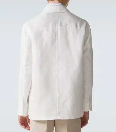 Brioni Linen and cotton jacket | Thumbnail 3 Brioni Linen and cotton jacket | Thumbnail 3