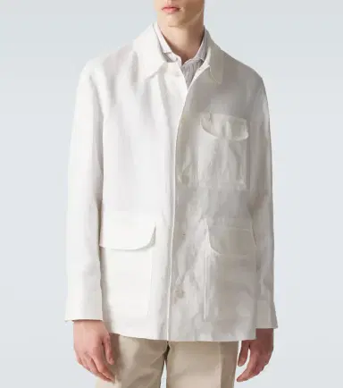 Brioni Linen and cotton jacket | Thumbnail 5 Brioni Linen and cotton jacket | Thumbnail 5