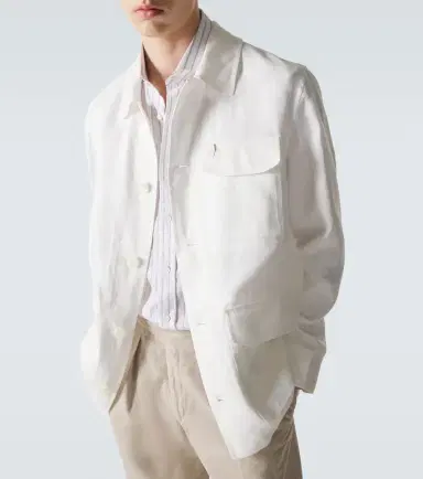 Brioni Linen and cotton jacket | Thumbnail 6 Brioni Linen and cotton jacket | Thumbnail 6