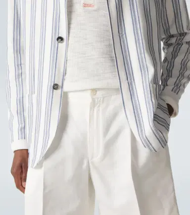 Brioni Linen and cotton shorts | Thumbnail 2 Brioni Linen and cotton shorts | Thumbnail 2