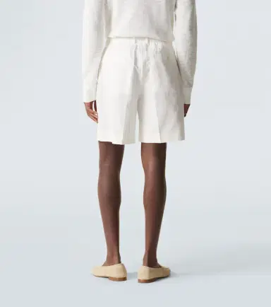 Brioni Linen and cotton shorts | Thumbnail 3 Brioni Linen and cotton shorts | Thumbnail 3