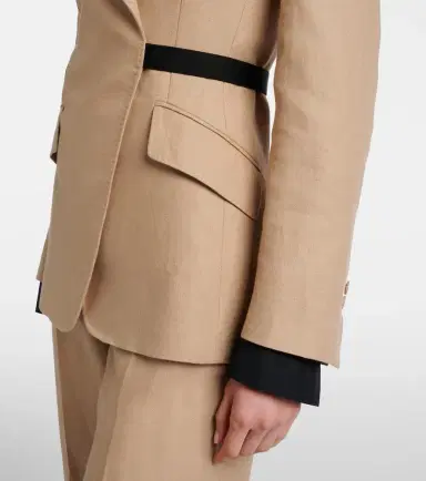 Max Mara Fionda linen blazer | Thumbnail 2 Max Mara Fionda linen blazer | Thumbnail 2