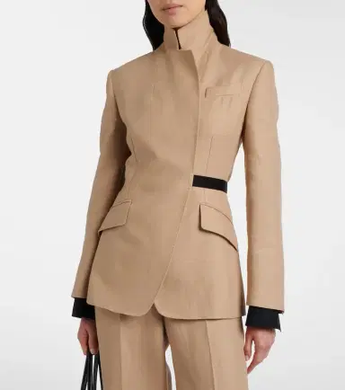 Max Mara Fionda linen blazer | Thumbnail 3 Max Mara Fionda linen blazer | Thumbnail 3
